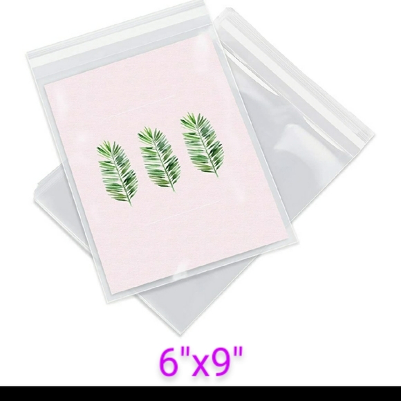 6x9 Clear Cellophane Bags 25count - Picture 2 of 8